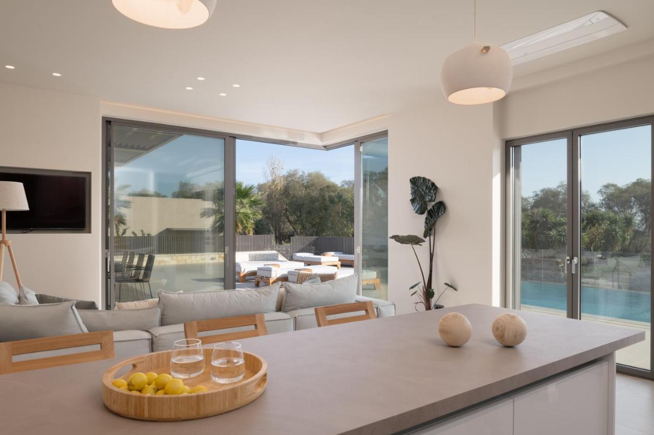 Athina Luxury Villa, With Pool & Walk To The Beach, By Thinkvilla Chania  Exterior foto